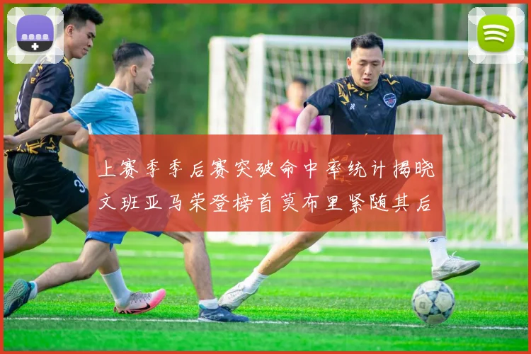 上赛季季后赛突破命中率统计揭晓文班亚马荣登榜首莫布里紧随其后