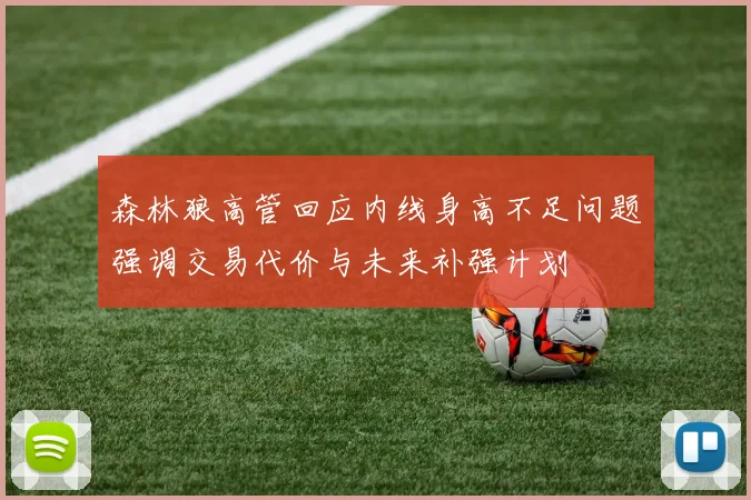 森林狼高管回应内线身高不足问题强调交易代价与未来补强计划